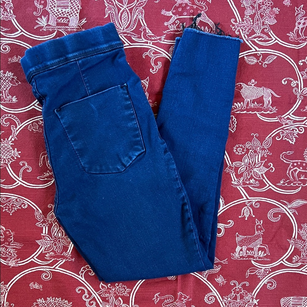 Free People High Rise Blue Jeans jegging size 26 short